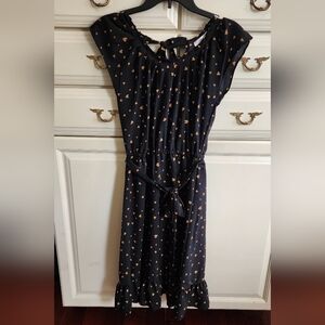 NWOT LC Lauren Conrad black and tan heart dress, size M